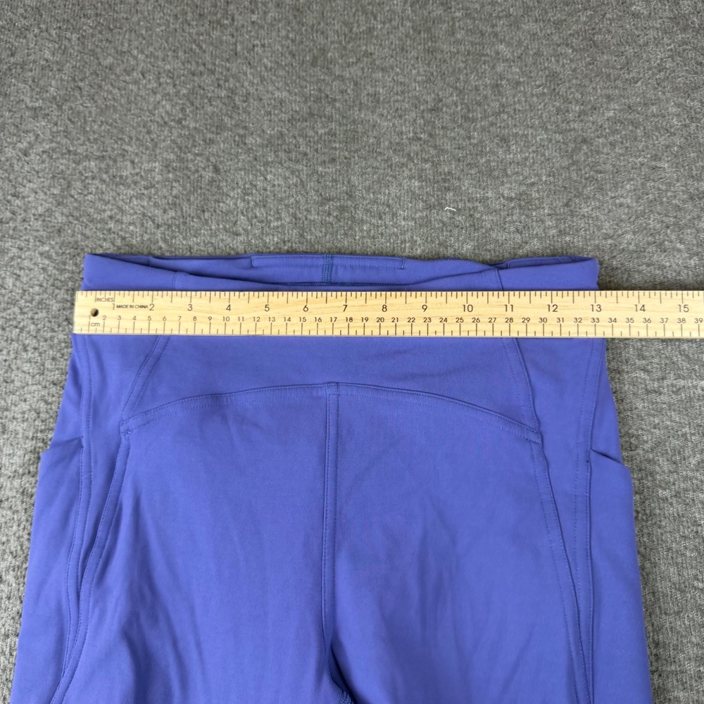 Lululemon All The Right Places Crop Leggings Women's 4 Purple Pockets High Rise - Picture 4 of 7